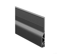 Solaughguy Door Bottom Seal Strip 100cm TPE Windproof Soundproof Air Draft Blocker for Gaps Under Doors, Brown(gray)