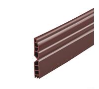Solaughguy Door Bottom Seal Strip for Gaps - TPE Windproof Draft Stopper with 3-Layer Sealing, Strong Acrylic, For Easy Cut to Fit, for Home & Office Doors(Brown)