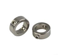 Solaughguy Drill Stop Collar Set for Woodworking - 304 Stainless Steel Depth Stopper for Drill Bits, Adjustable 3 mm to 16 mm, Compatible with Ring-Type Drills, 12-Piece(12pcs)