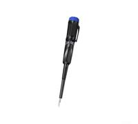 Solaughguy Electrical Test Pen Screwdriver Combo Tool for Live Wire Detection and Circuit Testing, Chrome Vanadium Steel Tip, 15.5 cm Portable Design with Clip-On Cap and(Blue)