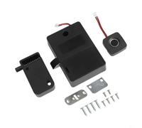 Solaughguy Fingerprint Lock for Drawer Cabinet File Storage - Electronic Privacy Lock with 0.3s Fast, 20 User Registration, ABS Material, Black