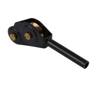 Solaughguy Fishing Rod Tip Guide Roller, Stainless Steel Fishing Pulley for Sea and Boat Fishing, Detachable Design, Compatible with Anchor Ship Iron Rods,(3.5mm)