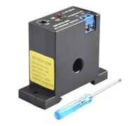 Solaughguy Flameproof Adjustable AC Current Sensing Switch, Self-Powered 0.2-30A 40-400Hz Sensor for Industrial Automation with DIN Rail Mount IP30(Normally Open)