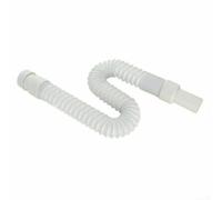 Solaughguy Flexible Plastic Basin Sink Waste Pipe Trap, 36-80 cm Adjustable S-Type P-Trap for Bathroom and Kitchen Sink Drain with Stainless Steel Reinforcement, No Tools