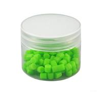 Solaughguy Fluorescent Silicone Fishing Beads Luminous Attractor for Sea Fishing with 4mm 5.5mm 6mm 8mm Glow in The Dark Beads for Sabiki Rigs and Fishing(Cylindrical 100 pcs)