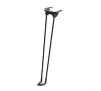 Solaughguy Foldable Table Leg Support Bracket for Metal Table Legs - Adjustable Height 32/38/42/45/50/60 cm, Black Heavy-Duty Camping & Home Use Replacement Part for(32cm)