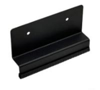 Solaughguy Foot Pull Handle for Cabinet Drawer, Touch- Iron Kick Opener with Matte Finish, 12 cm Black/White, No-Drill or Screw Mounting, Compatible with Full(Black)