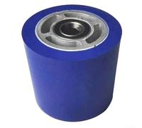 Solaughguy for Edge Banding Machine Rubber Roller for Woodworking - Conveyor Press Wheel, 70x70mm & 78x70mm with 15mm/17mm Inner Diameter, Compatible with Automatic(70-17-70)