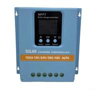 Solaughguy for MPPT Solar Charge Controller 100A 12V/24V/36V/48V Automatic Identification with LED Display for Solar Street Lights Roofs Billboards Power Generation