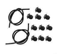 Solaughguy Fuel Tank Bushing Grommet and Fuel Line Kit Compatible with For 580457501 Replaces 503735801 for 2-Cycle String Trimmer Parts 10 Pack