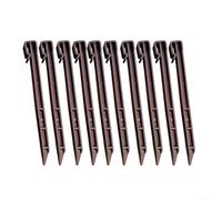 Solaughguy Garden Lawn Edging Strip 10m PE Border Fence 12cm High with Fixed Piles for Grass Stone Separation Backyard Landscaping Decoration Black(brown fixed pile)