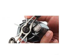 Solaughguy Gold 60mm Aluminum Alloy Drag Unloading Wrench for Aldebaran BFS Baitcasting Reel - Fishing Reel Repair Tool with For Five Star Drag System(blue color)