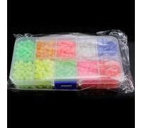 Solaughguy Hard Luminous Fishing Beads 1000pcs - Glow in the Dark Bait Beads for Fishing Float Tackles, Lure Floating Accessories with 5mm Diameter and 1.2mm