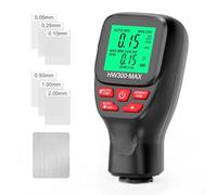 Solaughguy HW300-MAX Digital Paint Coating Thickness Gauge for Non-Destructive Measurement of Automotive, Industrial & Laboratory Coatings on Ferrous/Non-Ferrous Metals -(Is black)