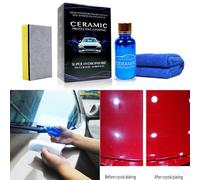 Solaughguy Hydrophobic Glass Coating Liquid Ceramic Protective Layer for Auto Car Care, 9H Hardness Polysiloxane, Long-Lasting 3-5 Years Protection Aga(1# Coating Set)