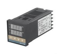 Solaughguy Intelligent Controller with PID Control, For Relay Output, 0-400°C Range, for Industrial Heating Systems, REX-C100FK02-M*DA Model