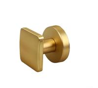Solaughguy Invisible Door Lock for Wooden, Aluminum-Wood Doors - Single-Side Installation, Keyhole Design, Zinc Alloy Construction, Discreet Secret Room Lock(Gold)