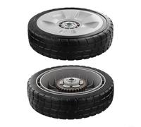 Solaughguy Lawn Mower Wheels for Honda HRR216/HRS216/HRT216 - 8-inch Diameter × 2-inch Width, Plastic-Rubber-Metal Construction, Includes 2 Front + 2 Rear Wheels,(2 rear wheels)