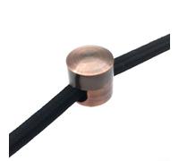 Solaughguy Metal Cable Ties for Wall Mounted Cable Clips - Aluminum Cord Holder Anchors to Organize Charger Cords, Wires & Data Cables - 3 Pack, Compatible with(red bronze)