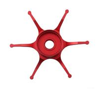 Solaughguy Metal Six Star Drag Washer for B3 B4 B5 P3 P4 P5 and For Daiwa CC80 Baitcasting Reel Replacement Part - Black, Gold, Red, Purple Color Options(Red Right)