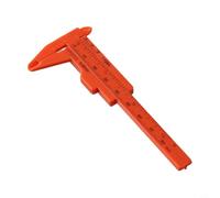 Solaughguy Mini Plastic Vernier Caliper 0-80mm Measuring Range Digital Readout Caliper for Depth Height Internal External Diameter Measurement Lightweight Tool(red)