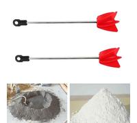 Solaughguy Mixer for Epoxy Resin, 2 Pack Electric Drill Mixing Paddle Attachment with for Helix Design, 65mm Diameter Stainless Steel & ABS Resin Mixing Tool