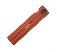 Solaughguy Multi-Angle Foldable Marking Gauge for Woodworkers - 360° Rotating Head with Built-in Level, ABS Plastic Horizontal Positioning Ruler, 167 x 37 mm, Orange(with Pen)