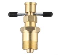 Solaughguy Olive Puller Tool for 1/2 Inch and 3/4 Inch Copper Pipe Fittings, Solid Brass Olive Remover for Air Conditioning Ducts and Plumbing