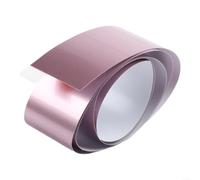 Solaughguy Pickleball Paddle For Edge Guard Protection Tape, 29.5 Inch For TPU Racket Head Bumper Strip for 16mm Paddles, Abrasion Resistant Mirror Finish for Tennis Racquet(Pink)