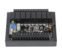 Solaughguy PLC Industrial Control Board FX1N-20MR with 12 Input 8 Output For Relay, 32-Bit ARM Processor, Built-in AD/DA, 10-28VDC Power Supply, for Programmable(B)