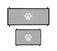 Solaughguy Portable No-Drill Pet Fence With Foldable Lightweight Design, Made From Robust Polyester Mesh To Provide A Secure Barrier For Pets(Large)