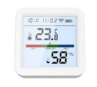 Solaughguy Programmable Thermostat Compatible with App, WiFi and Humidity Sensor with Backlight Display, 2.4GHz Wireless Technology, -10°C to 55°C