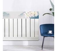 Solaughguy Radiator Cover for Home Use | Dustproof Heater Protector with Soft Velvet Fabric | 60/80/100/120/160 cm Sizes | Stylish Chinese Design | Fade & Wear Resistant, (160cm)