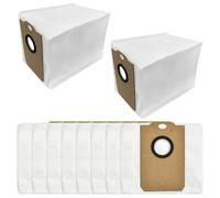 Solaughguy Replacement Dust Bags for S5 Plus and For RoboStar iQ400 Plus, 4-Layer Filtration Non-Woven Fabric Vacuum Cleaner Bags, Large Capacity for(10 PACK)