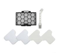 Solaughguy Replacement Filter Kit for Shark CV100UKT CZ250UKT CZ500UKT Vacuum Cleaners, Includes Foam Filters, Cotton Pads and Cleaning Brush, Essential Maintenance Parts Set