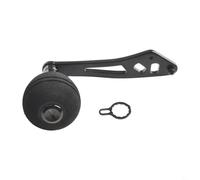 Solaughguy Replacement Power Handle Knob for Baitcasting Fishing Reel, For EVA Grip with Metal Core, 103mm Length Including Ball, Compatible with 8x5 7x4 Models(black)