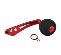 Solaughguy Replacement Power Handle Knob for Baitcasting Fishing Reel, For EVA Grip with Metal Core, 103mm Length Including Ball, Compatible with 8x5 7x4 Models(red)