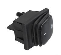 Solaughguy Reset Waterproof Rocker Switch 20A 250VAC DPST IP67 Rated Rectangular Illuminated Panel Switch for Industrial Use, Yellow/Green/Black(Black)