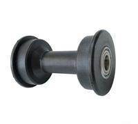 Solaughguy Rowing Machine Seat Roller Replacement for Fitness Equipment with 10mm Inner Diameter and Black Plastic Construction