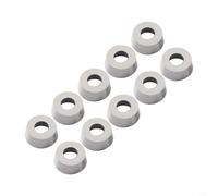 Solaughguy RPGT10T3MO-AK N01 Carbide Indexable Milling Insert for Aluminum, R5 Round Corner, Semi-Finishing and Finishing, 10-Piece Pack, ISO Standard Toolholding