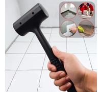 Solaughguy Shockproof Rubber Mallet with Non-Slip Handle for Construction - for Durable PVC Grip for Flooring, Bricklaying & Tent Peg Fixing - 90/110/128 mm Sizes(90MM/3.54 inches)