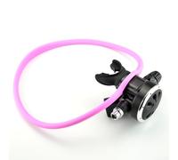 Solaughguy Silicone Diving Necklace for Scuba Diving - Regulator Holder to Secure Octopus Under Chin, 76cm Length, Compatible with Standard Regulators,(Pink)