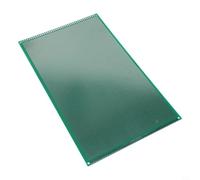Solaughguy Single-Sided FR4 PCB Board for Electronics DIY Projects, 30 x 18 cm Green Prototype Circuit Board with Pre-Tinned Pads, 2.54 mm Pitch, 0.16 cm Thickness,