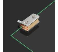 Solaughguy Stainless Steel Glass Door Pivot Hinges for Cabinet, Cupboard & Bathroom Doors, No Drilling Required, 5-8mm Thickness, 1 Pair