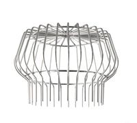 Solaughguy Stainless Steel Gutter Mesh Cover for Drainage Ditch and Downspout, Anti-Blocking Roof Drain Protector, Fits 50/75/110/160/200mm Pipes, For Easy to Install, No Tool(for for 175-200mm pipe)