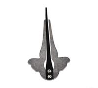 Solaughguy Stainless Steel Jaw Harp, Portable Russian Ethnic Mouth Harp for Music Education & Beginners, Compact Traditional Instrument with Rich Tones for Melodies and(A)