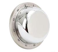 Solaughguy Stainless Steel Mechanical Kitchen Timer with Loud Alarm, Magnetic Backing for Cooking, Studying and Management, Compact Design for Kitchen and(Hat shape)