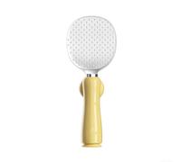 Solaughguy Standing Rice Spoon with Magnetic Holder for Rice Cooker, Non- Kitchen Gadget with Suction Base, PP + Silicone Construction, Space-Saving Design(Yellow)