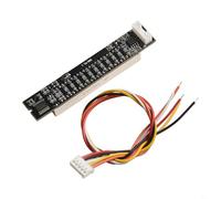 Solaughguy Stereo Audio Level Indicator LED Music Spectrum Display 12-Bit Dual Channel VU Meter with 12V 24V Input for Business Industrial Measurement(A)