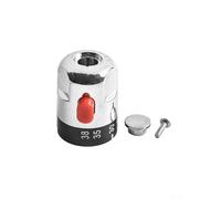 Solaughguy Thermostatic Control Handle for Bath Mixer Taps and Shower Valves - 57.5 mm Length, 40 mm Diameter, 24- Compatible, Safety Override at 38°C, Plastic